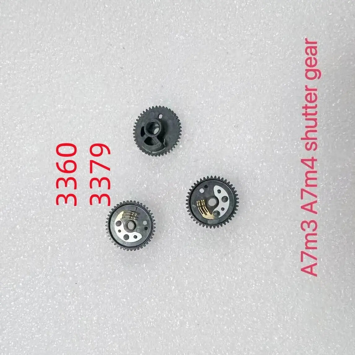 1PCS Original A7M3 A7M4 Shutter Gear for Sony A7 A7R A7M2 A7S2 A7M3 A7M4 A7S3 A7R4 A7R5 Camera 3360 3379 Shutter Gear Parts Digital Camera repair parts