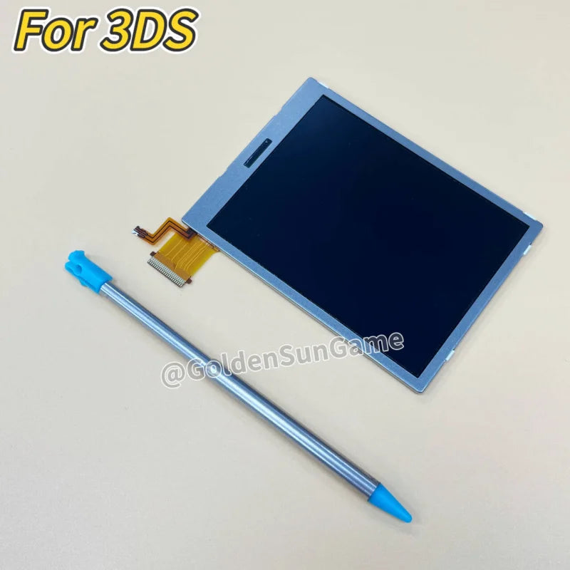 Replacement Display LCD Screen for 3DS Game Console Bottom Lcd Screen with touch Stylus Pen for Old 3DS bottom Repair  Game console repair parts