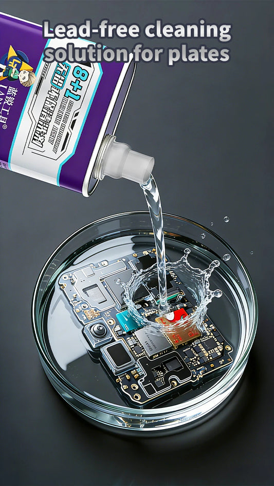 Lanrui 8+1 Strong Cleaning Agent Lead-free Washing Water Used for Cleaning Residual Stains on Circuit Boards Professional Repair Tools