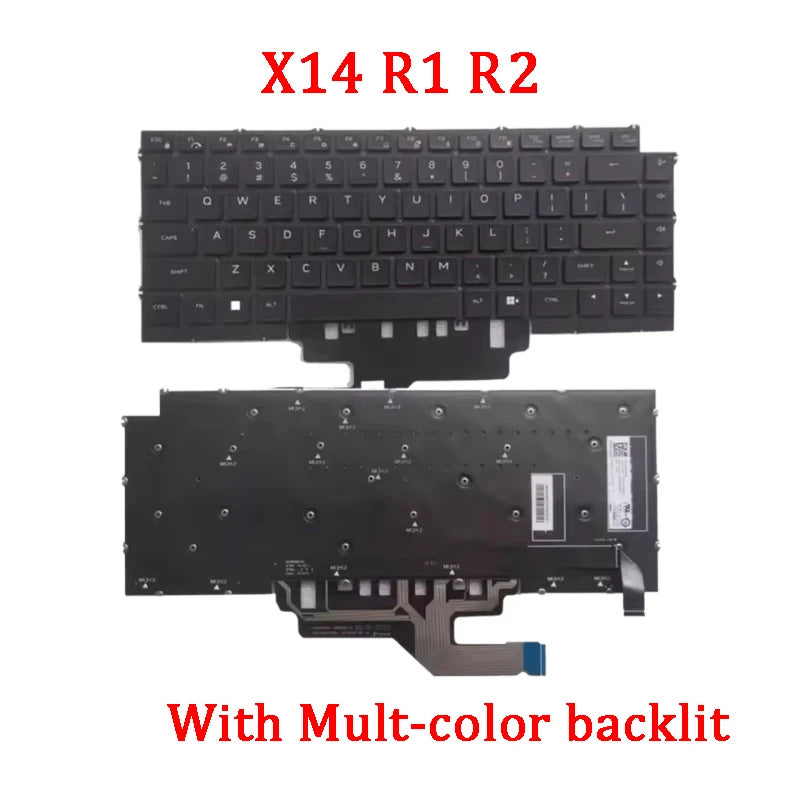 NEW ORIGINAL Laptop Keyboard For DELL Alienware X14 X15 X17 R1 R2 M15 R5 R6 R7 P111F P48E Dell laptop repair parts