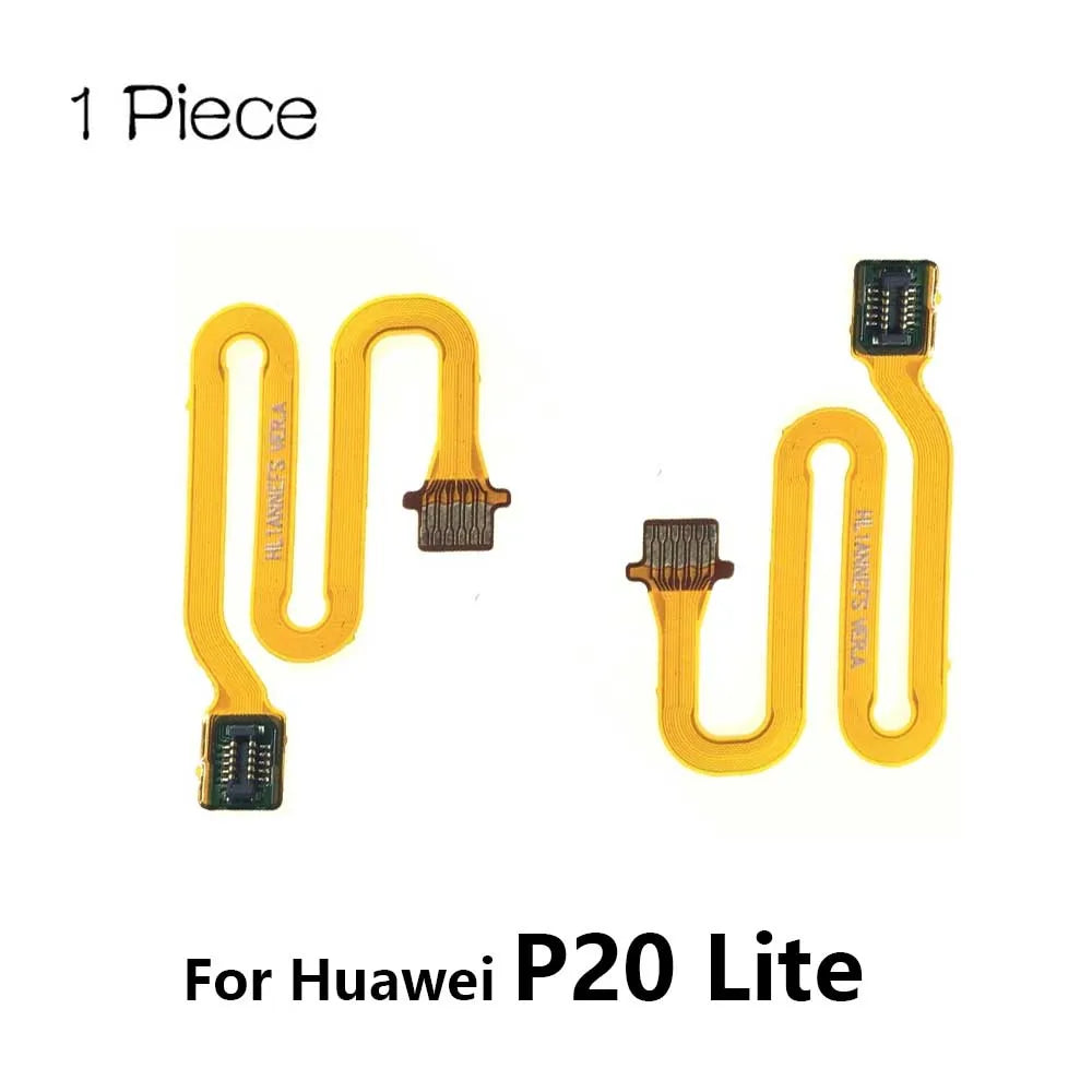 10Pcs, Fingerprint Sensor Touch ID Connecter Flex Cable For Huawei Honor 8 9 10 7X 8X 9X P10 P20 P30 Lite Pro P Smart Plus 2019 Huawei phone repair parts