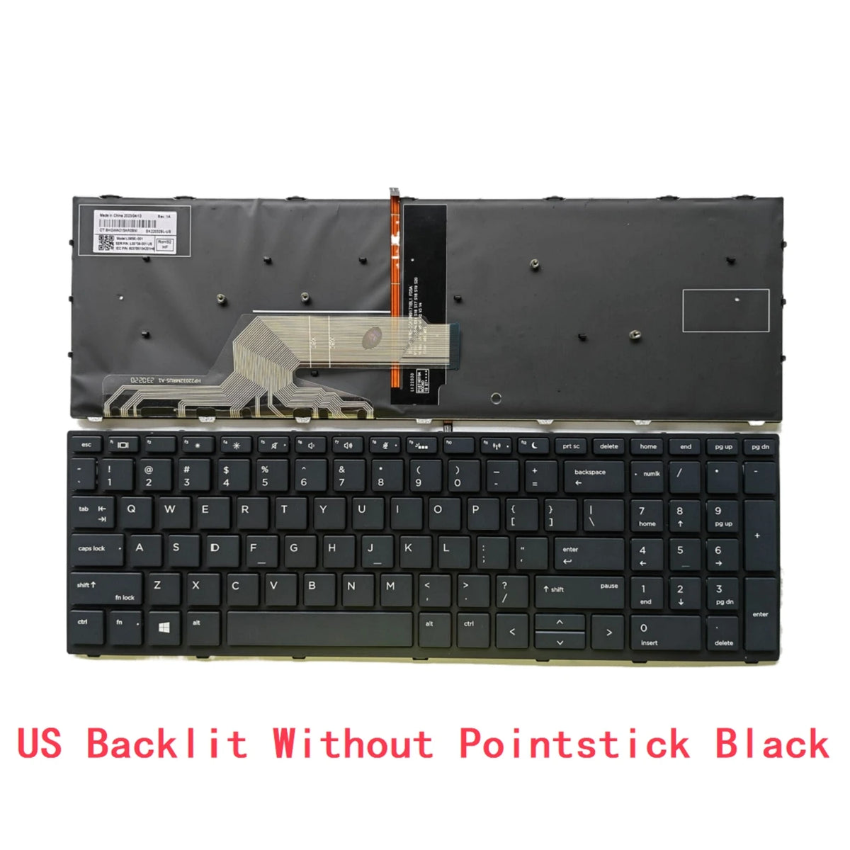 New US Russian Spanish Laptop Backlit Keyboard For HP Probook 450 G5 / 455 G5 / 470 G5 / 650 G4 / 650 G5 X8CA  HP laptop repair parts