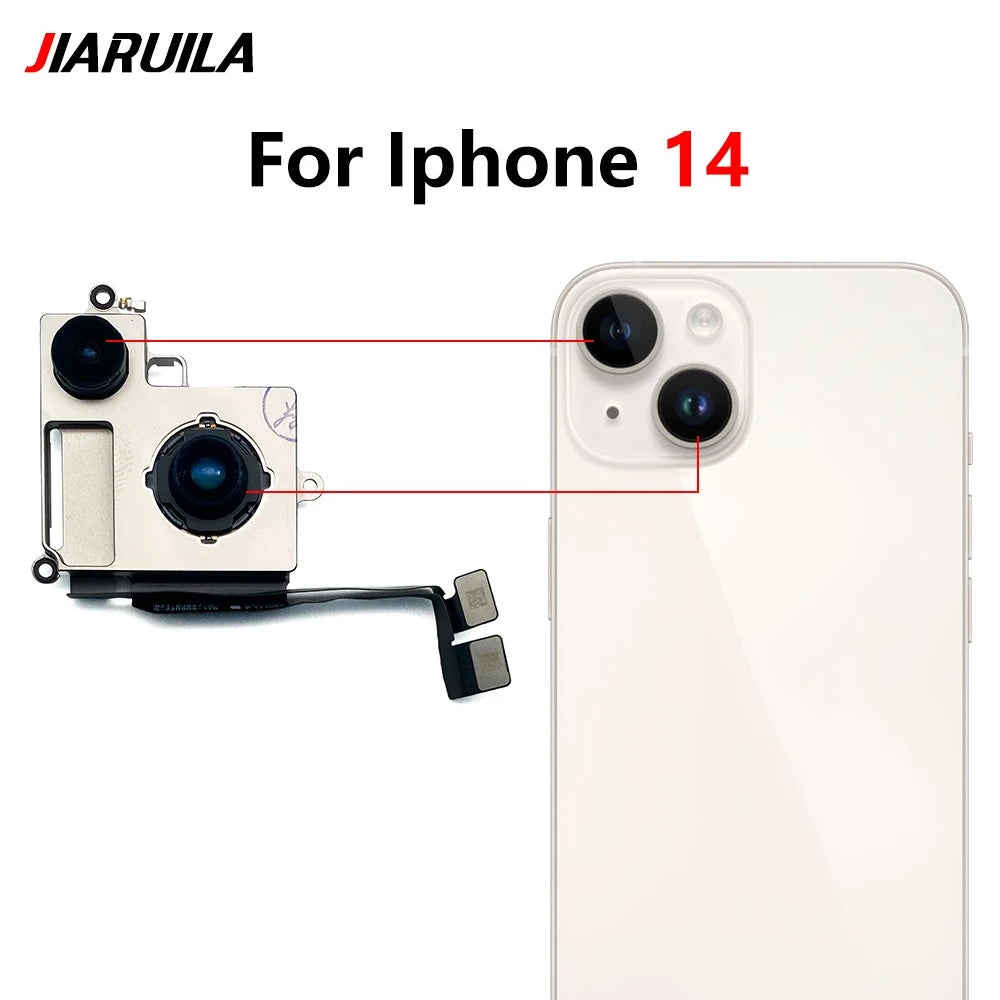 New Rear Big Back Camera Flex Cable For iPhone 11 12 13 14 15 Pro Max Plus Mini Main Camera Replacement Parts iPhone phone repair parts