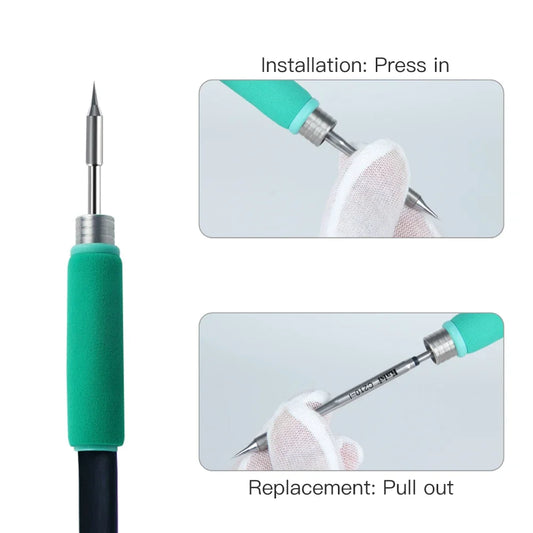 Kaisi C210 C245 C115 Soldering Iron Tips Compatible Original soldering station T210 T245 T115 Handle Lead Free Heating Core tool Professional Repair Tools