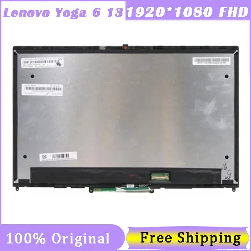 13.3''  Touch Screen For Lenovo Yoga 6 13ALC6 82ND Yoga 6 13ARE05 82FN Yoga 6i 13 Digitizer Laptop Replacement Assembly FHD Lenovo laptop repair parts