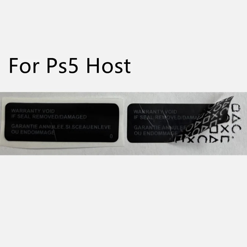 20Pcs/Lot Replacement for Ps4 1000 11XX 1200 20xx Slim Pro Housing Host Warranty Sticker for Ps5 Console Case Shell Label Seal  Game console repair parts