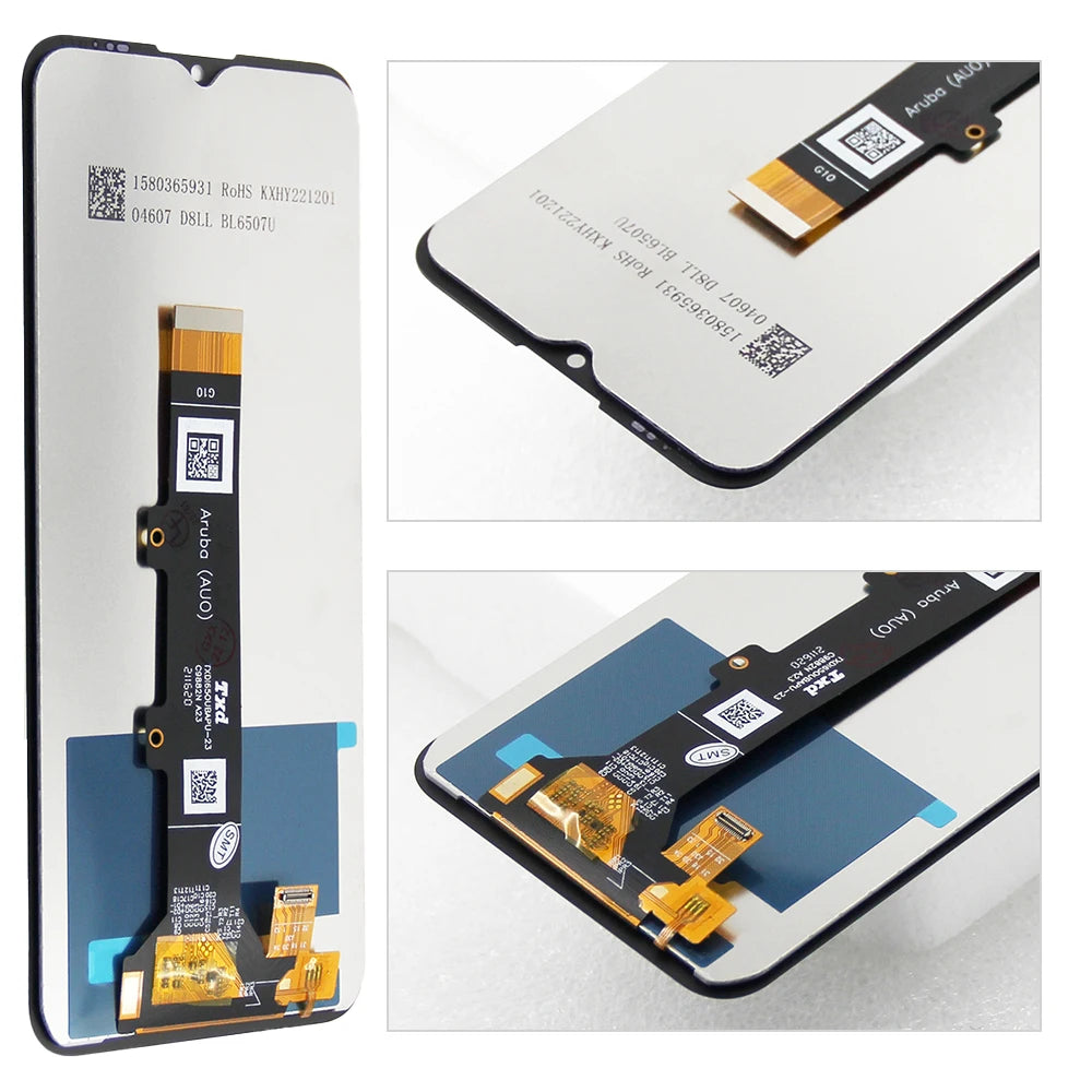 6.5" Screen for Motorola Moto G10 Lcd Display Digital Touch Screen with Frame for Moto G10 XT2127-2 Screen Display Replacement Motorola phone repair parts