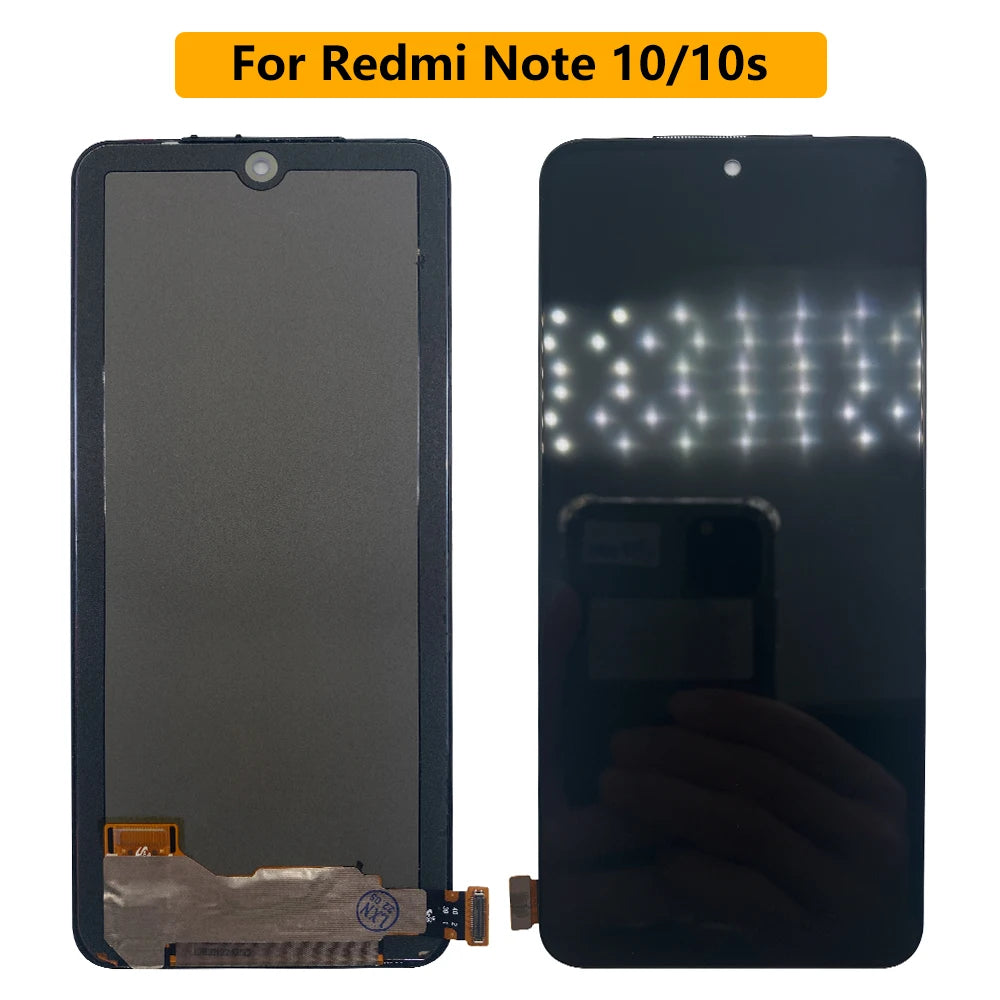 10Pcs, LCD Display For Redmi Note 10 Pro 4G 5G Note 10S M2101K7AI LCD Display Screen Digitizer For Redmi Note 10 Pro Redmi phone repair parts