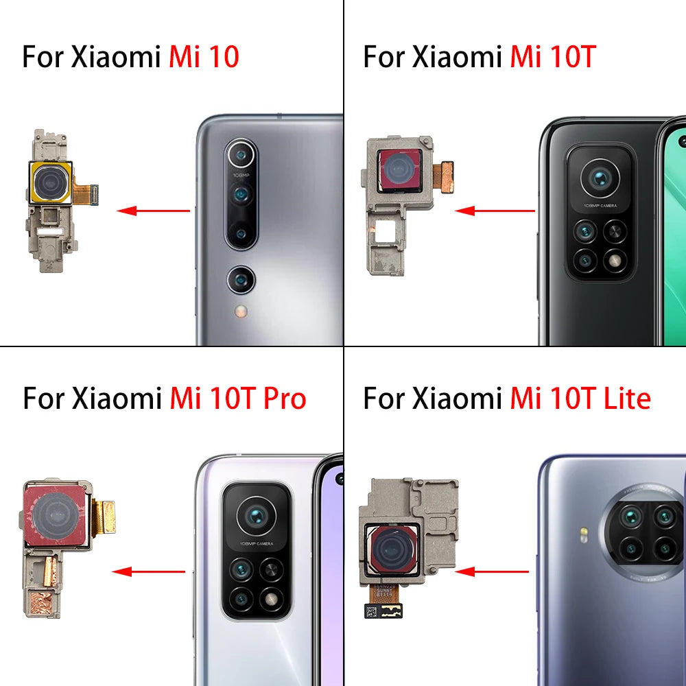 New For Xiaomi Mi 9 10 10T 11 12 Pro Lite Rear Camera Foam Front Back Camera Flex Cable Replacement Parts  Xiaomi  Xiao mi phone repair parts