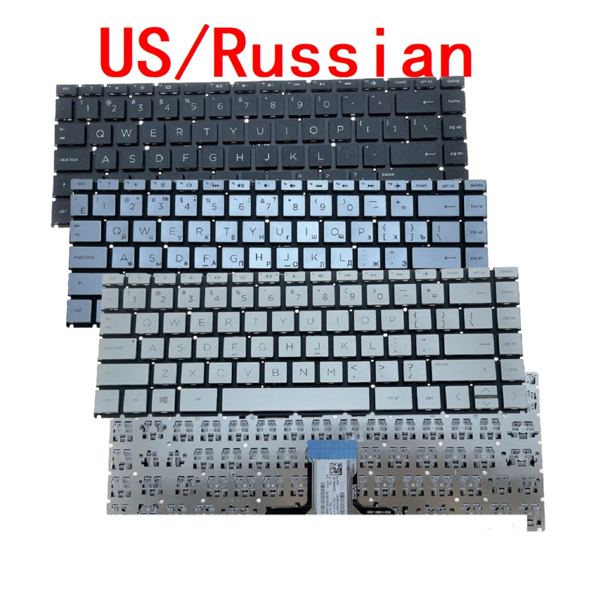New US Russian Laptop Backlit Keyboard For HP Pavilion X360 14-CD 14-CE 14-CM 14-DA 14-DK 14-CK 14-CC 14M-CD 14-DQ 14T-CD  HP laptop repair parts