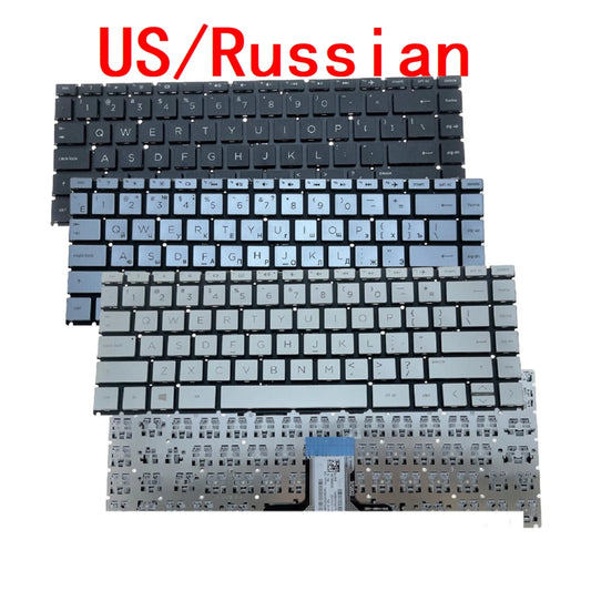 New US Russian Laptop Backlit Keyboard For HP Pavilion X360 14-CD 14-CE 14-CM 14-DA 14-DK 14-CK 14-CC 14M-CD 14-DQ 14T-CD  HP laptop repair parts
