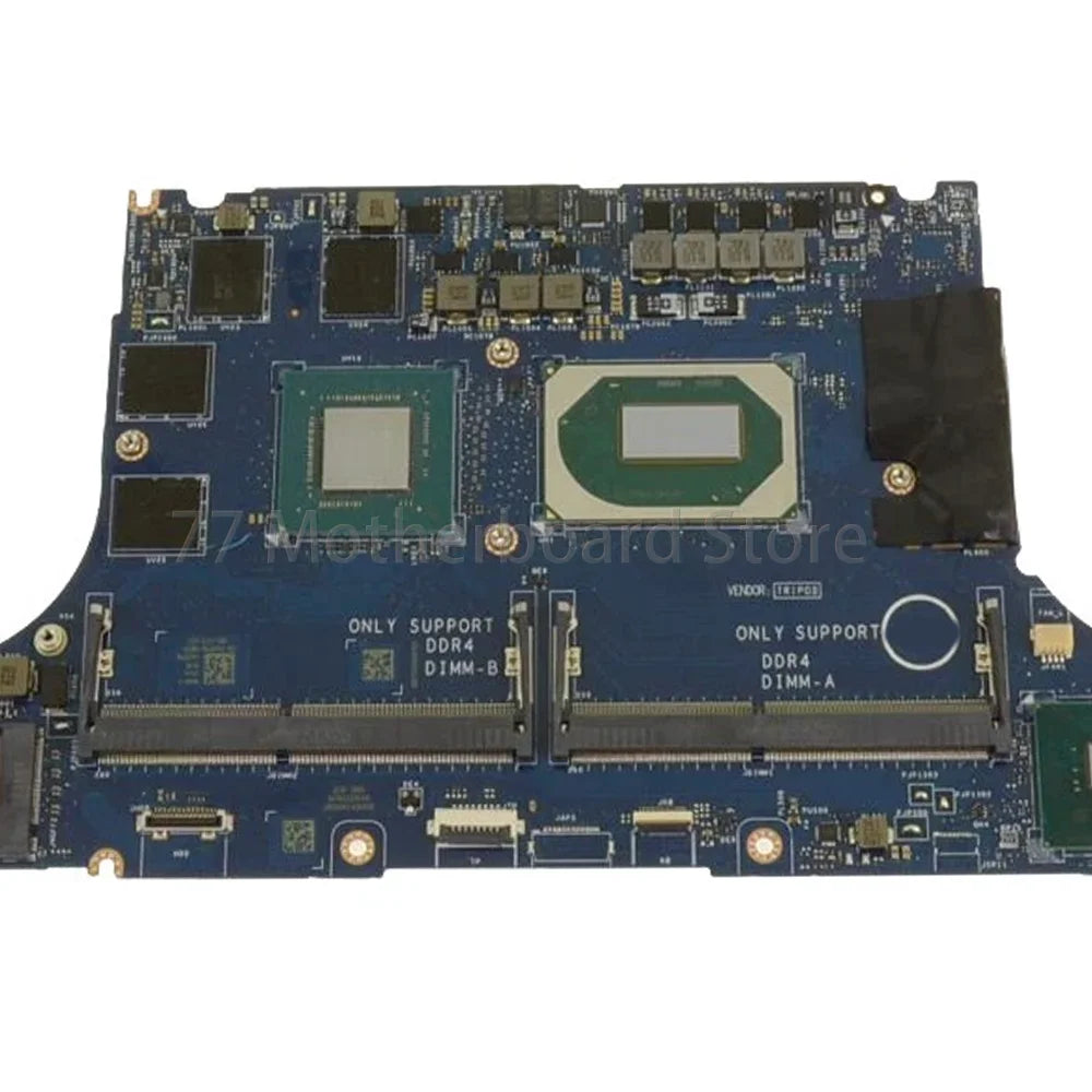 Laptop Motherboard LA-H331P For DELL XPS 15 7590 With CPU I5-9300H I7-9750H I9-9880H GPU GTX1650 4G CN-018W12 18W12 100% Tested Dell laptop repair parts