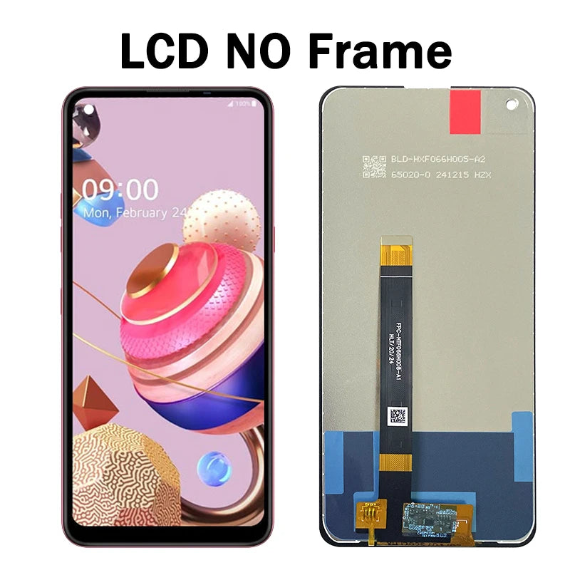 6.55"LCD For LG K51s Display Screen For LG K51S LMK510EMW LM-K510EMW LM-K510 LCD Touch Screen Digitizer Assembly LG phone repair parts