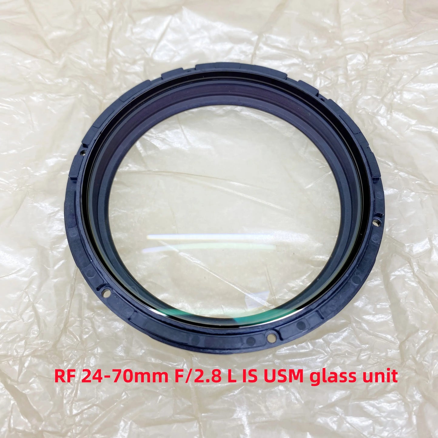 New Original RF24-70 Lens Front First Glass Unit with Plastic for Canon RF 24-70mm F2.8L IS USM Lens Front Big Glass Repair Part  Digital Camera repair parts