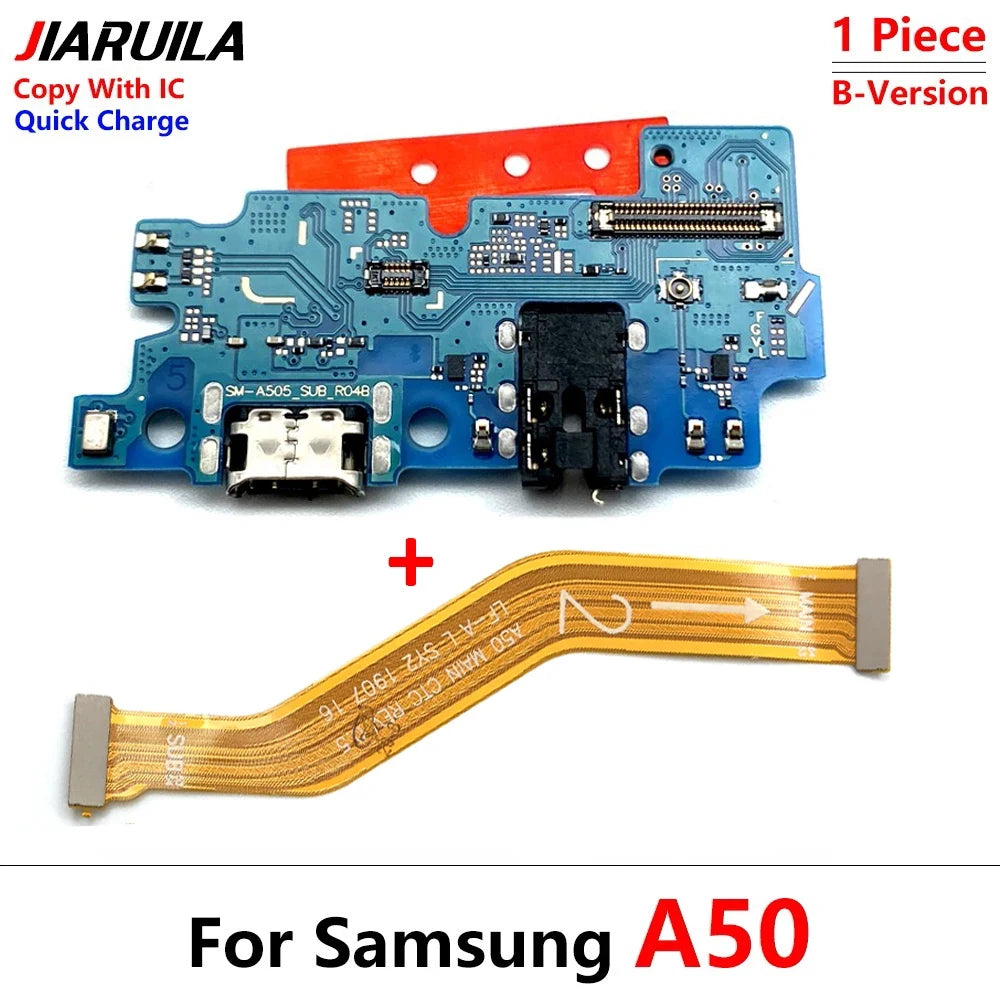 USB Charging Port Dock Charger Connector Main Board Flex Cable For Samsung A10 A20 A30 A50 A70 A31 A51 A71 A10s A20s A30s A21s Samsung phone repair parts