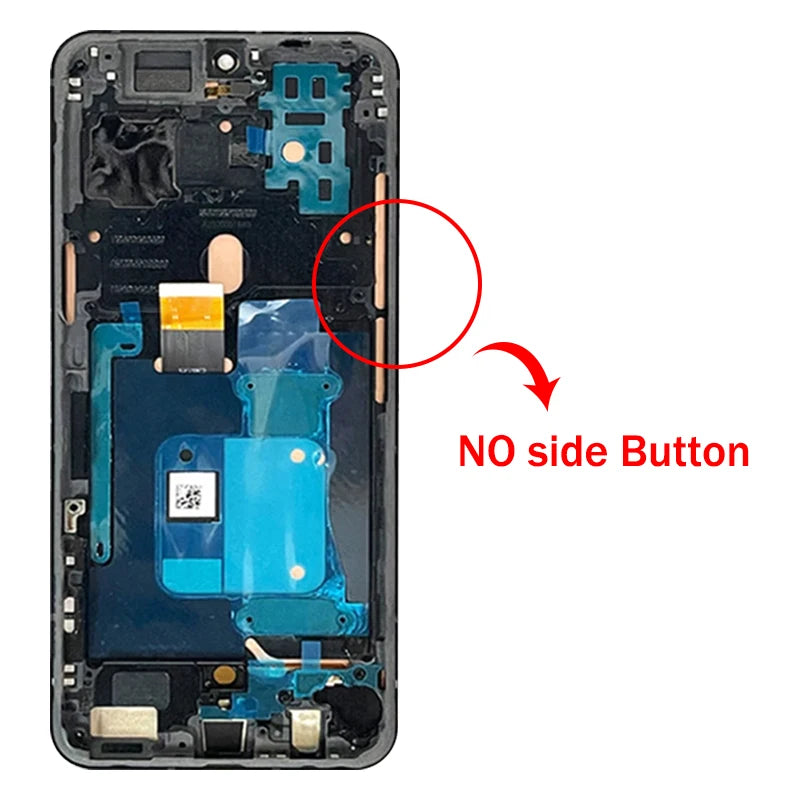 6.8"Super AMOLED For LG V60 ThinQ 5G LM-V600 A001LG LCD Display Touch Screen Digitizer For LG V60 LCD With Fingerprint LG phone repair parts