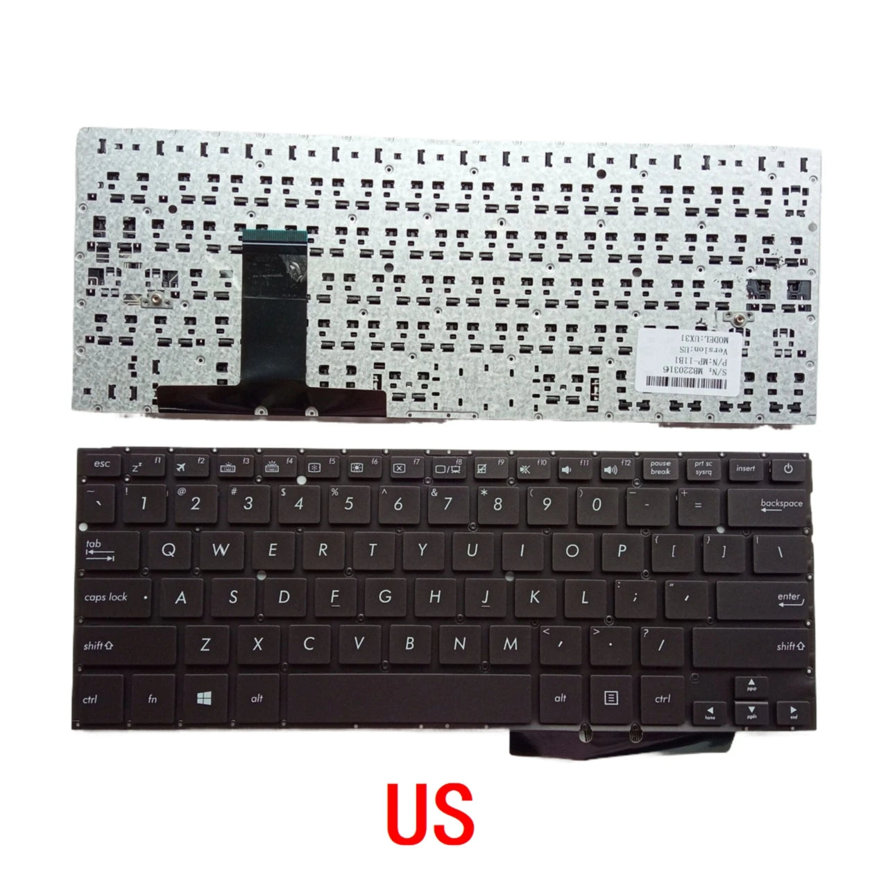 New US Russian Laptop Keyboard For ASUS UX31 UX31A UX31LA UX31E Notebook PC Replacement  ASUS laptop repair parts