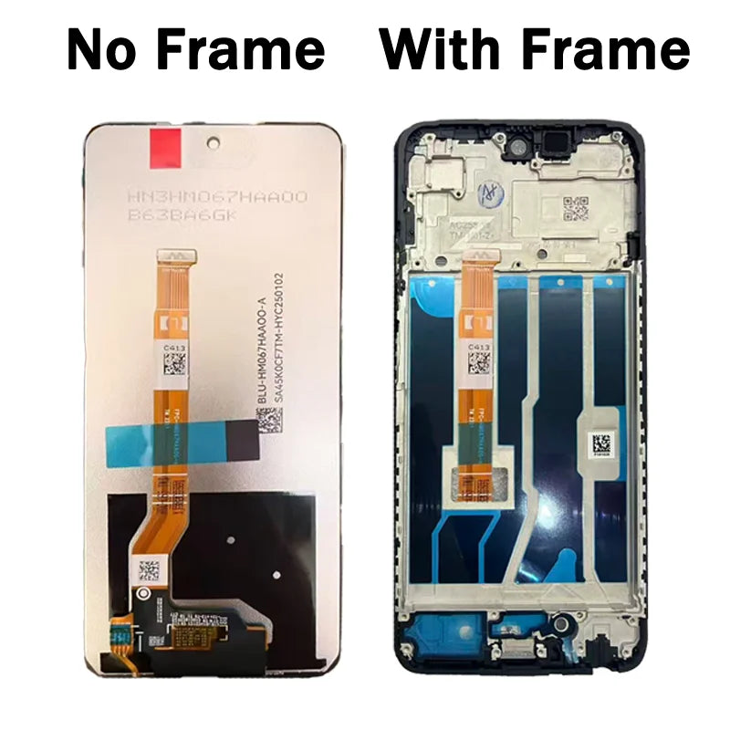 A5 Display Screen For Oppo A5 4G LCD CPH2727 Display Touch Screen Digitizer For OPPO A5 5G CPH2735 PKW120 LCD Frame  Oppo phone repair parts