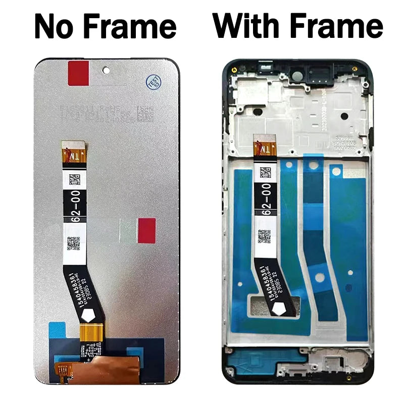 6.5"IPS 120Hz For Motorola Moto G64 LCD Display Touch Screen Digitizer Assembly With Frame Replacement Repair Parts Motorola phone repair parts