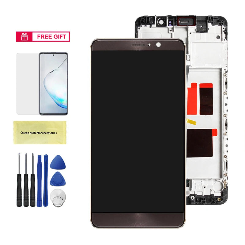 5.9'' Display IPS For Huawei Mate 9 LCD ,with Frame Touch Screen Digitizer Assembly For Mate9 LCD MHA-L29, MHA-L09, MHA-AL00 LCD HUAWEI phone repair parts