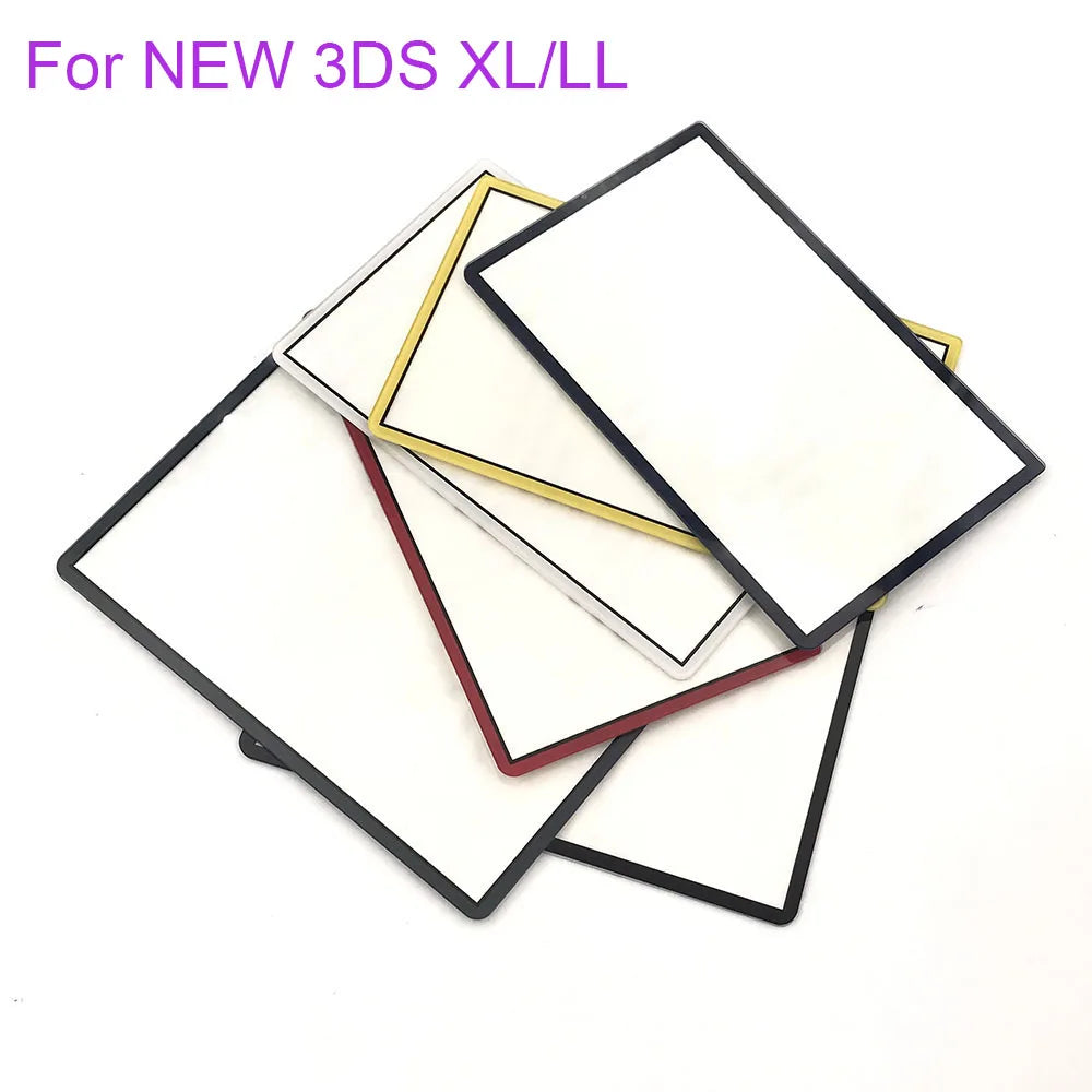 1-3PCS Replacement Upper Front Top Screen Frame Lens Cover LCD Screen For 3DS XL LL New 3DSXL 3DSLL Glass Lens Game console repair parts