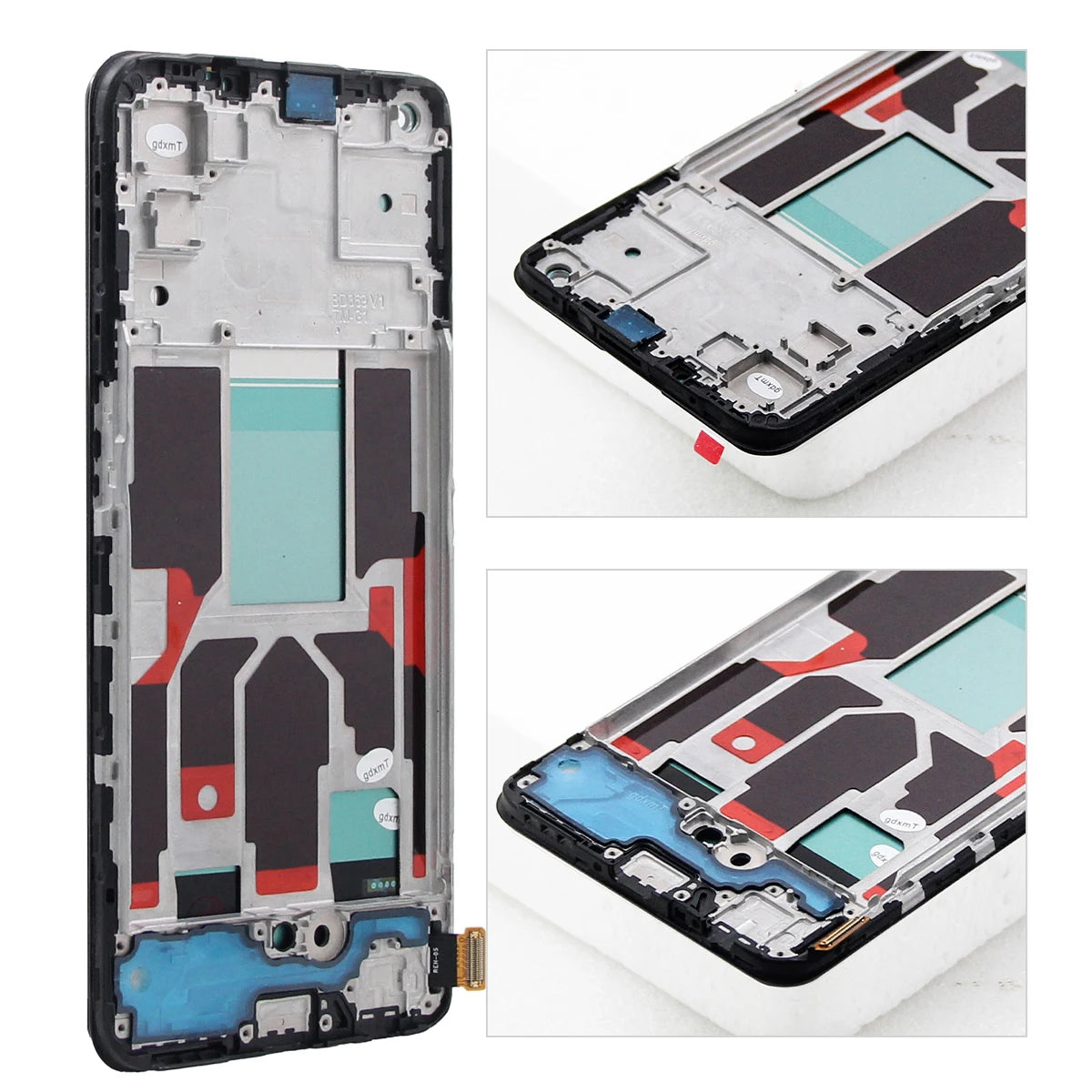 For Oppo Realme GT Master LCD Display RMX3363 RMX3360 LCD Touch Screen Digitize Assembly Panel LCD With Frame Replacement Parts OPPO phone repair parts
