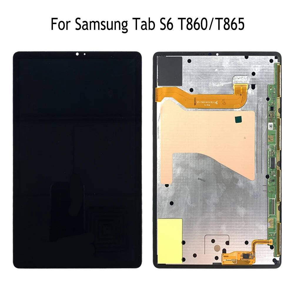 10.5" Super AMOLED For Samsung Tab S6 2019 LCD Touch Display Screen Digitizer Assembly Panel T860 T865 LCD Replacement Tablet repair parts