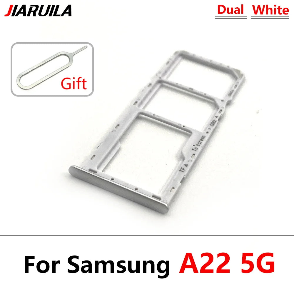 SIM Card Tray Slot Holder Adapter Accessories For Samsung A22 A32 4G 5G Replacement Spare Parts Samsung phone repair parts