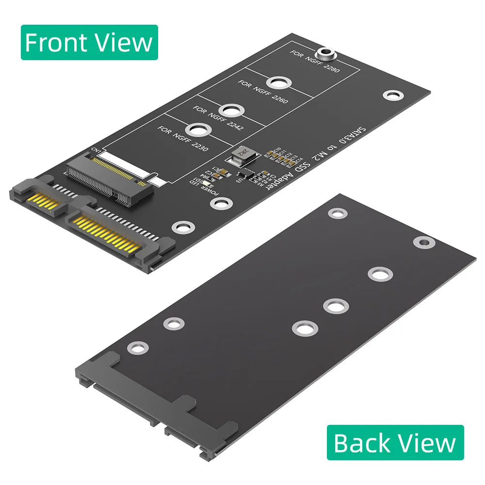 M.2 M2 NGFF SSD  to SATA 3.0 adapter card solid-state drive to SATA interface converter adapter connector Card For PC Laptop Laptop repair tools