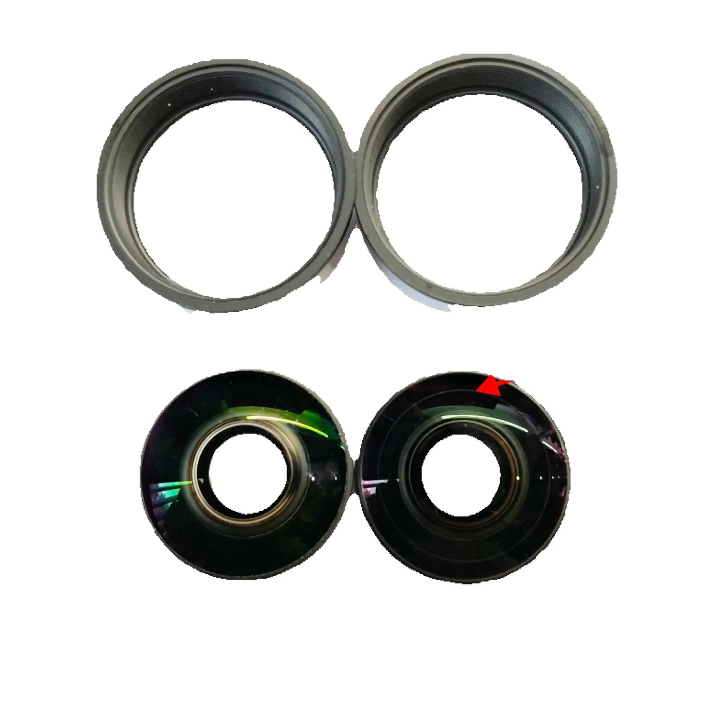 New X4 Lens Glass for Insta360 One X4 Lens Glass with Base Ring Replacement Parts Digital Camera repair parts