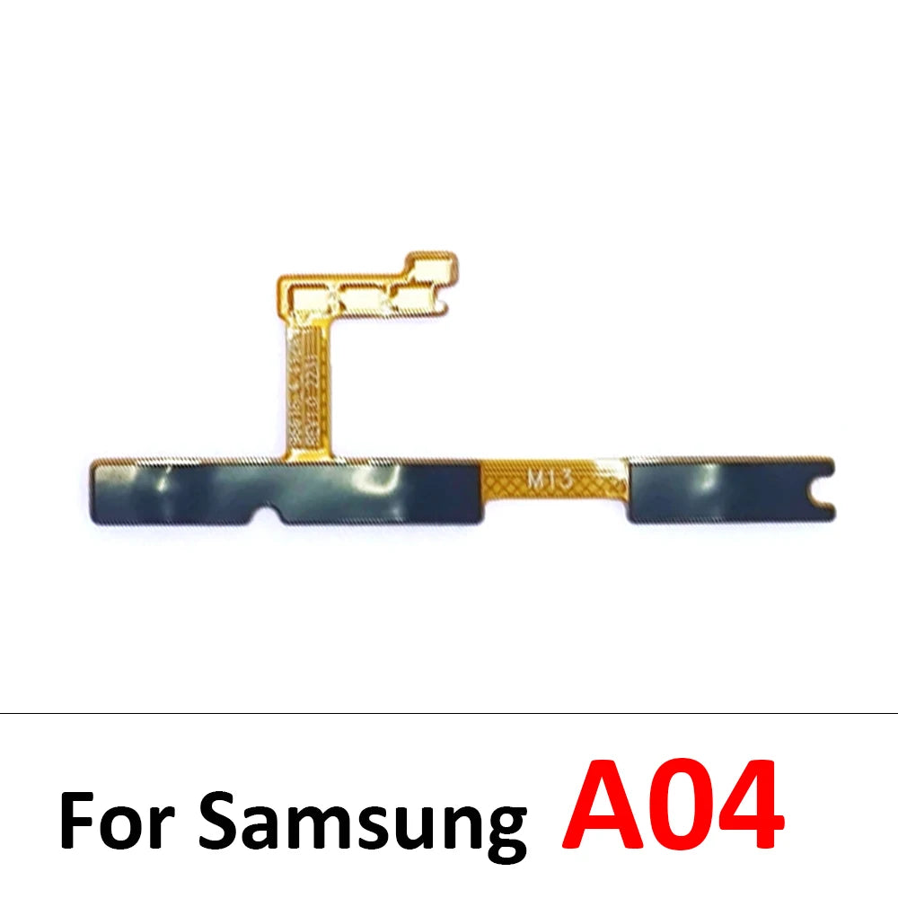Power On Off Volume Side Button Key Flex Cable For Samsung A02 A02S A04 A04s A32 A52 A72 A03s A03 Core A13 A22 A33 A53 A73 4G 5G Samsung phone repair parts