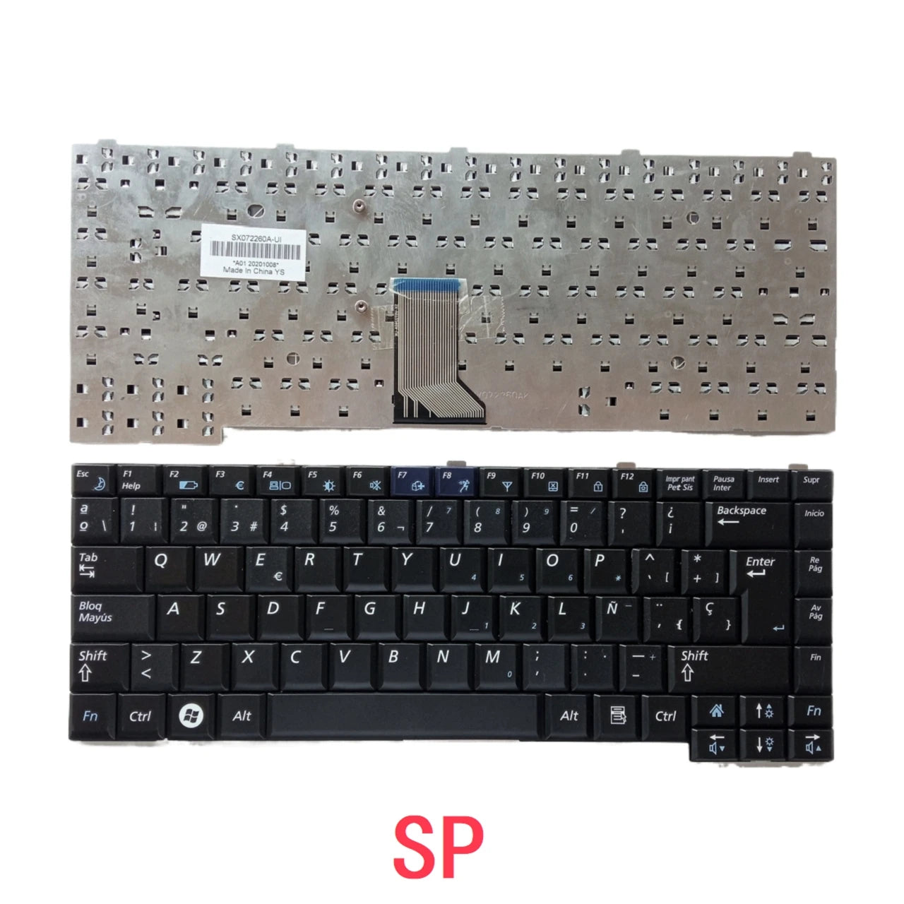 New US UI Russian Spanish Laptop Keyboard For Samsung NP-R60 R70 R510 R560 P510 P560 P500 R508 Notebook PC Replacement SAMSUNG laptop repair parts