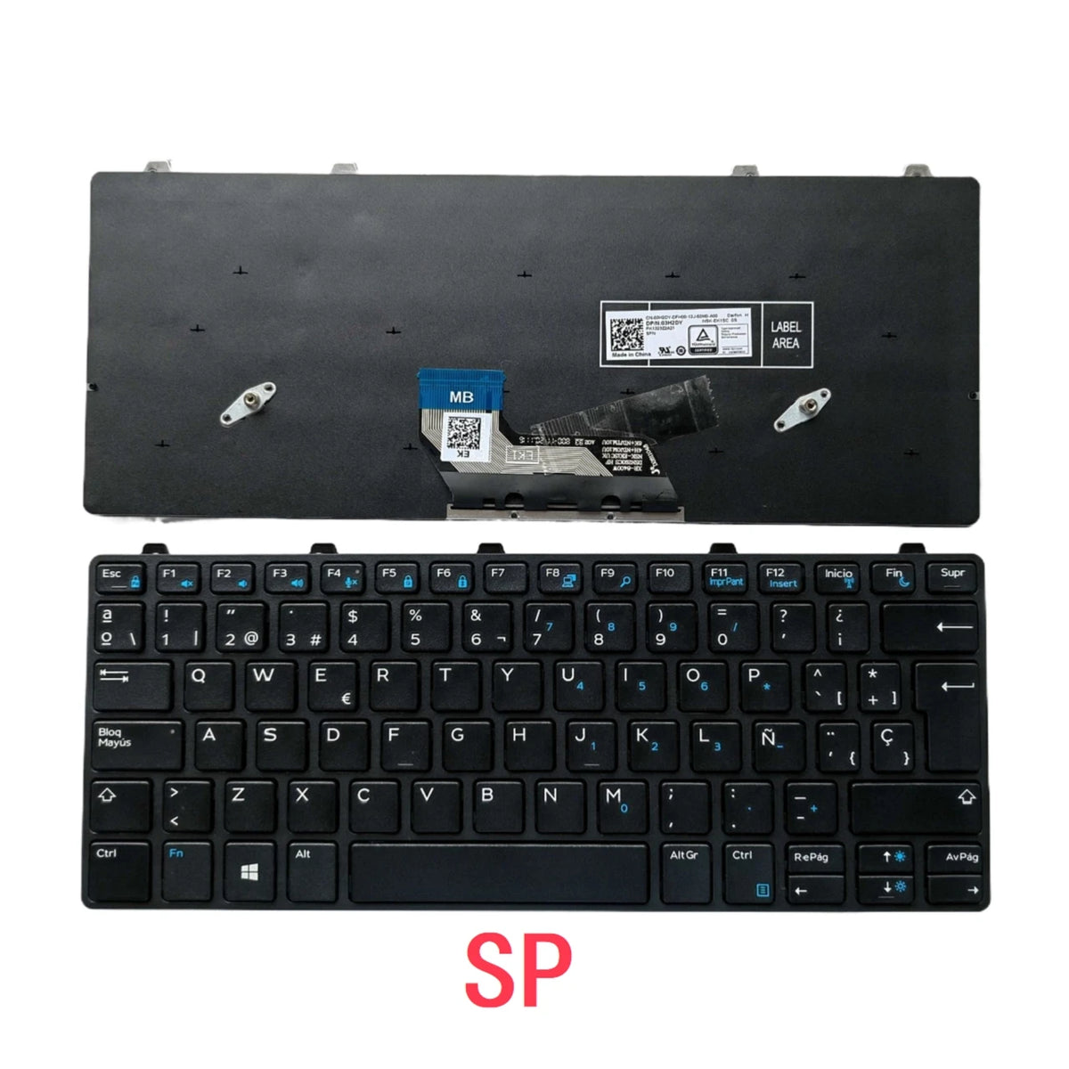 New US Spanish Arab Japan Laptop Keyboard For Dell Latitude 3180 3189 3380 series Notebook PC ReplacementDell laptop repair parts