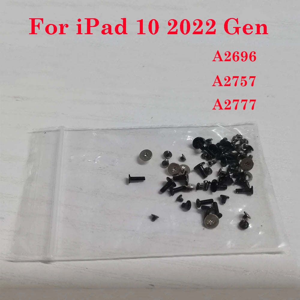 Inner Accessories Bottom Bolt Full Screw Set For iPad 2 3 4 5 6 7 8 9 10 5th 6th 7th 8th 9th 2017 2018 2019 2020 2021 Air 1 2 iPad tablet repair parts