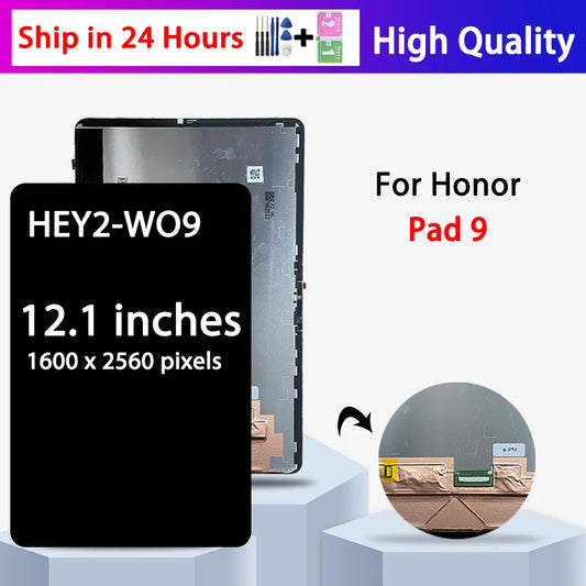 HEY2-W09 Premium Lcd For Honor Pad 9 Display Touch Screen Digitizer Panel Assembly Pad9 Lcd Screen  Huawei Tablet repair parts