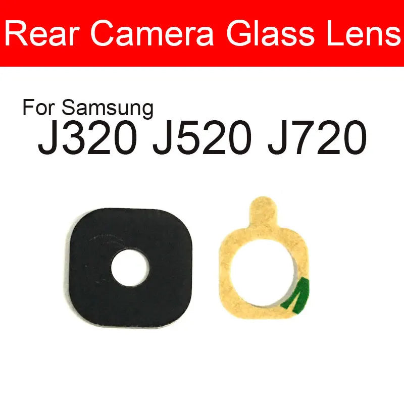 Main Camera Glass For Samsung Galaxy J1 J2 J3 J5 J7 Pro 2015 2016 2017 2018 J337 J310 J330 J510 J530 J710 J730 +Adhesive Sticker Sony phone repair parts