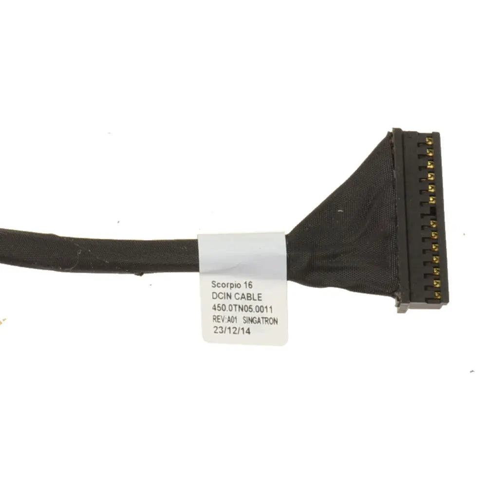 For Dell Alienware M16 R2 Laptop DC Power Connector Jack DC-IN Charging Flex Cable 08XC1M 450.0TN05.0011 Dell laptop repair parts