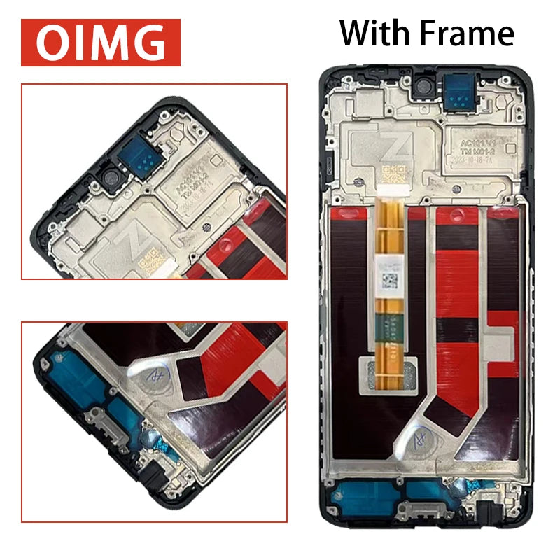 6.72" IPS For OPPO A79 5G LCD Display Touch Screen Digitizer Assembly A79 CPH2553 CPH2557 Display Screen With Frame Replacement Oppo phone repair parts Realme phone repair parts