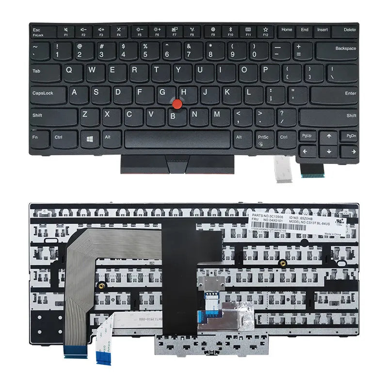 Upper case keyboard for Lenovo S2 T460s T470p T480 E431 E440 E450 T495 T490S keyboard keycap Lenovo laptop repair parts