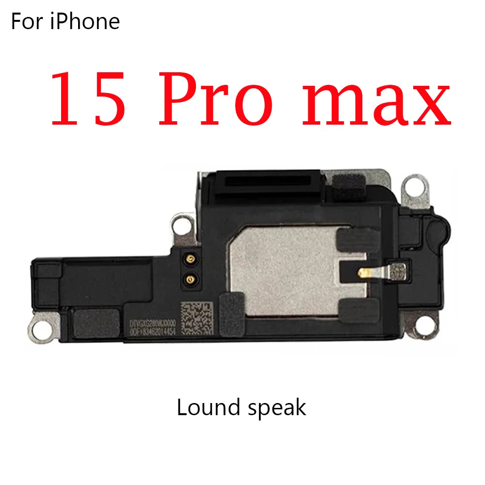 Front Earpiece Flex Cable for iPhone 15  Plus 16 Pro Max Ear Lound Buzzer Sound Speaker Headset fix  Parts iPhone phone repair parts