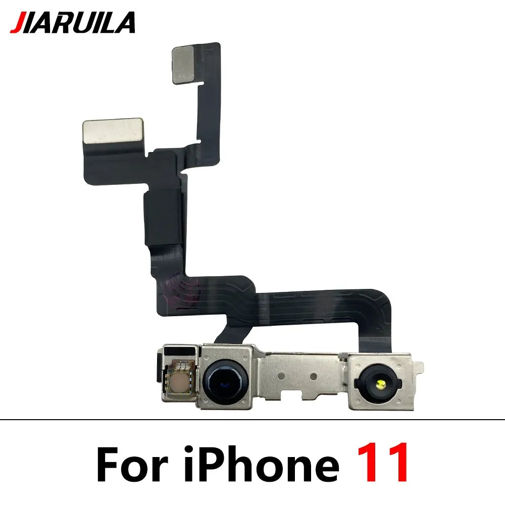 10Pcs Front Camera Flex Cable for iPhone 11 12 Pro Max 7 8 Plus Facing Small Cam Light Proximity Sensor Repair Parts iPhone phone repair parts
