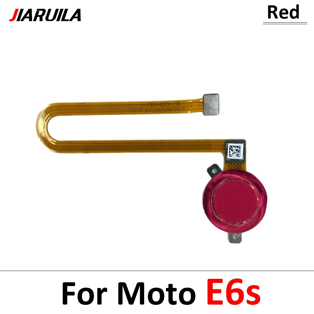 10Pcs/Lot, Home Button FingerPrint Touch ID Sensor Flex Cable For Motorola Moto E20 E32 E40 E6s E7 Plus Power Motorola phone repair parts