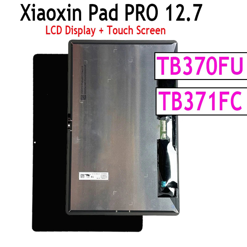 12.7" LCD For Lenovo Xiaoxin Pad PRO 12.7 Inch Tb370fu Tb371fc LCD Display Touch Screen Digitizer Glass Assembly Repair Parts Lenovo tablet repair parts