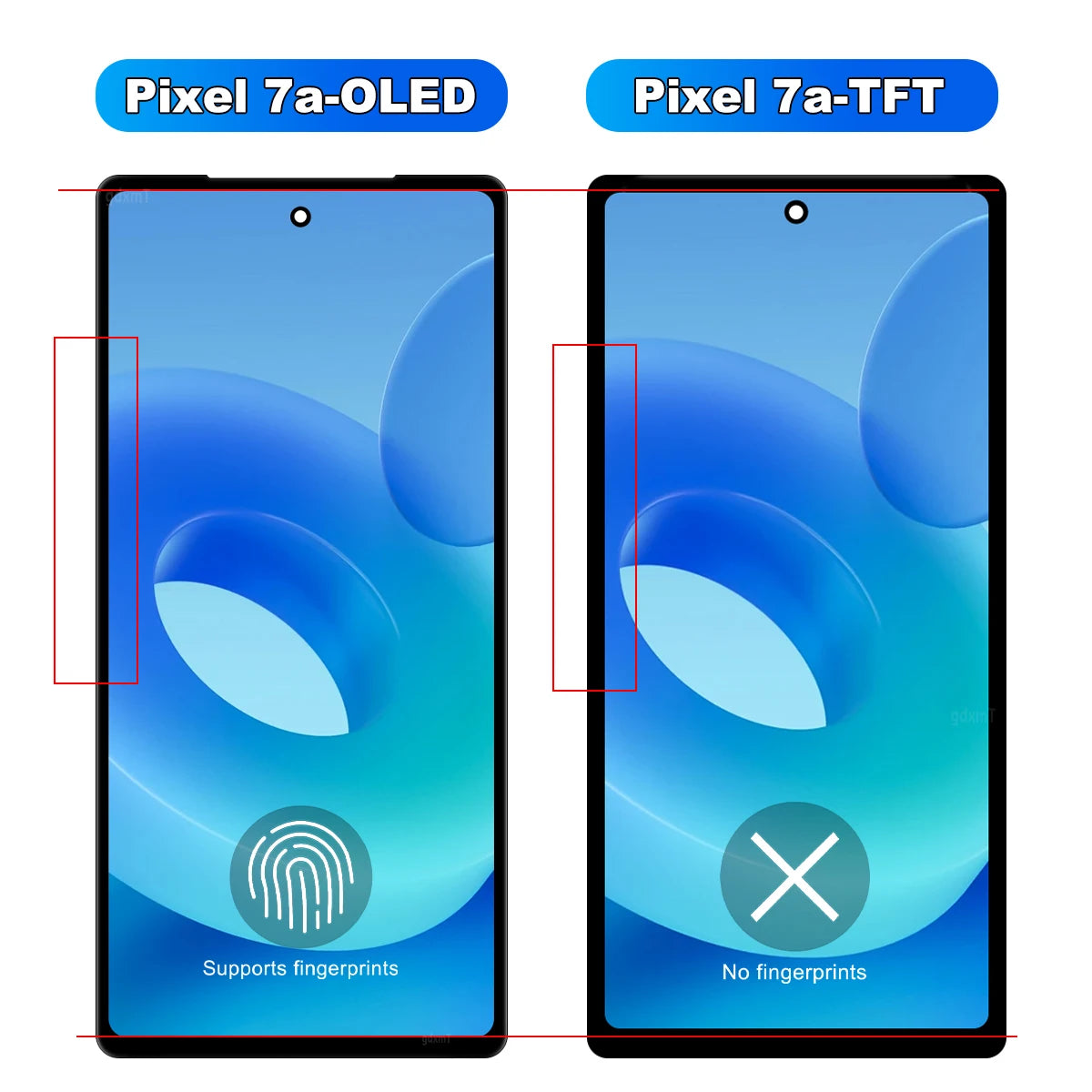 Pixel 7A Display Screen Assembly For Google Pixel 7A GWKK3 GHL1X G0DZQ G82U8 LCD Display Touch Screen Replacement Parts Google phone repair parts