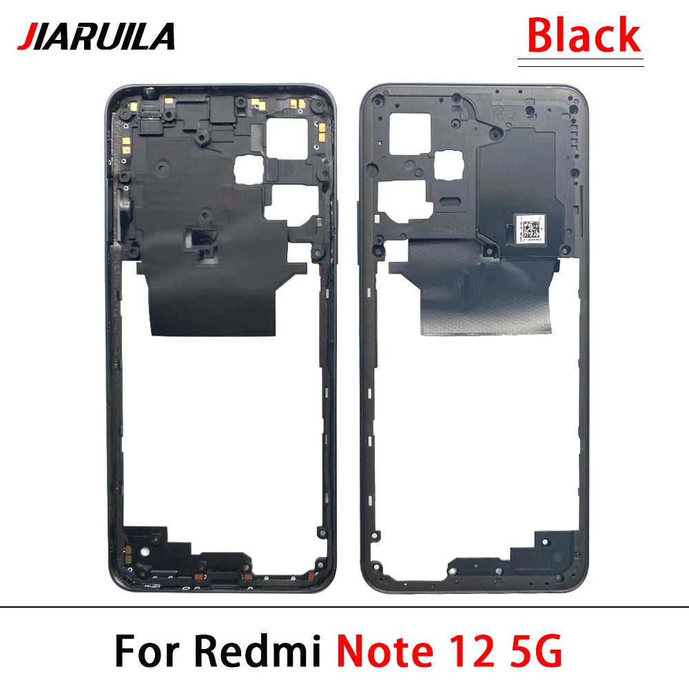 For Xiaomi Redmi Note 12 4G / Note 12 5G / Note 12 Pro 4G 5G / Note 12s Middle Frame Holder Housing Replacement Parts  Xiaomi  Xiao mi phone repair parts