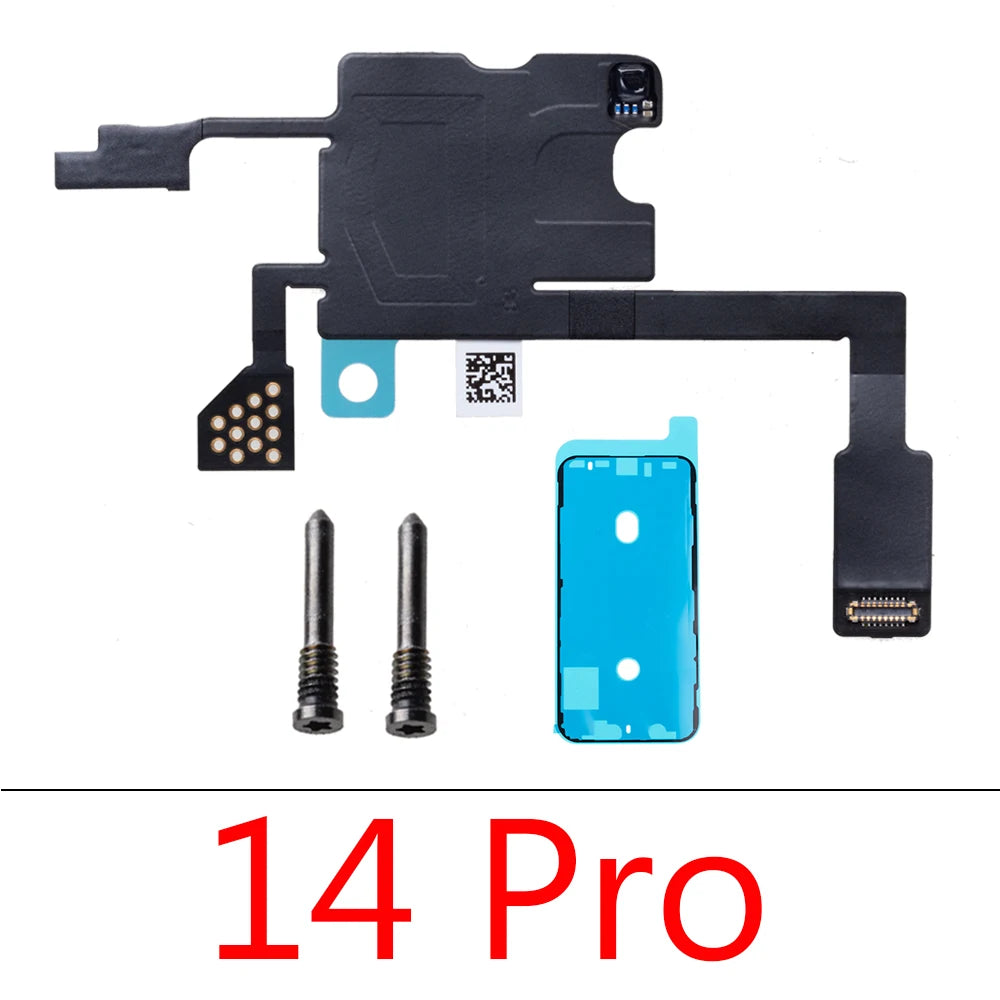 1set For IPhone 15 Pro Max Plus Front Ear Earpiece Speaker Proximity Light Sensor Flex Ribbon Cable iPhone phone repair parts