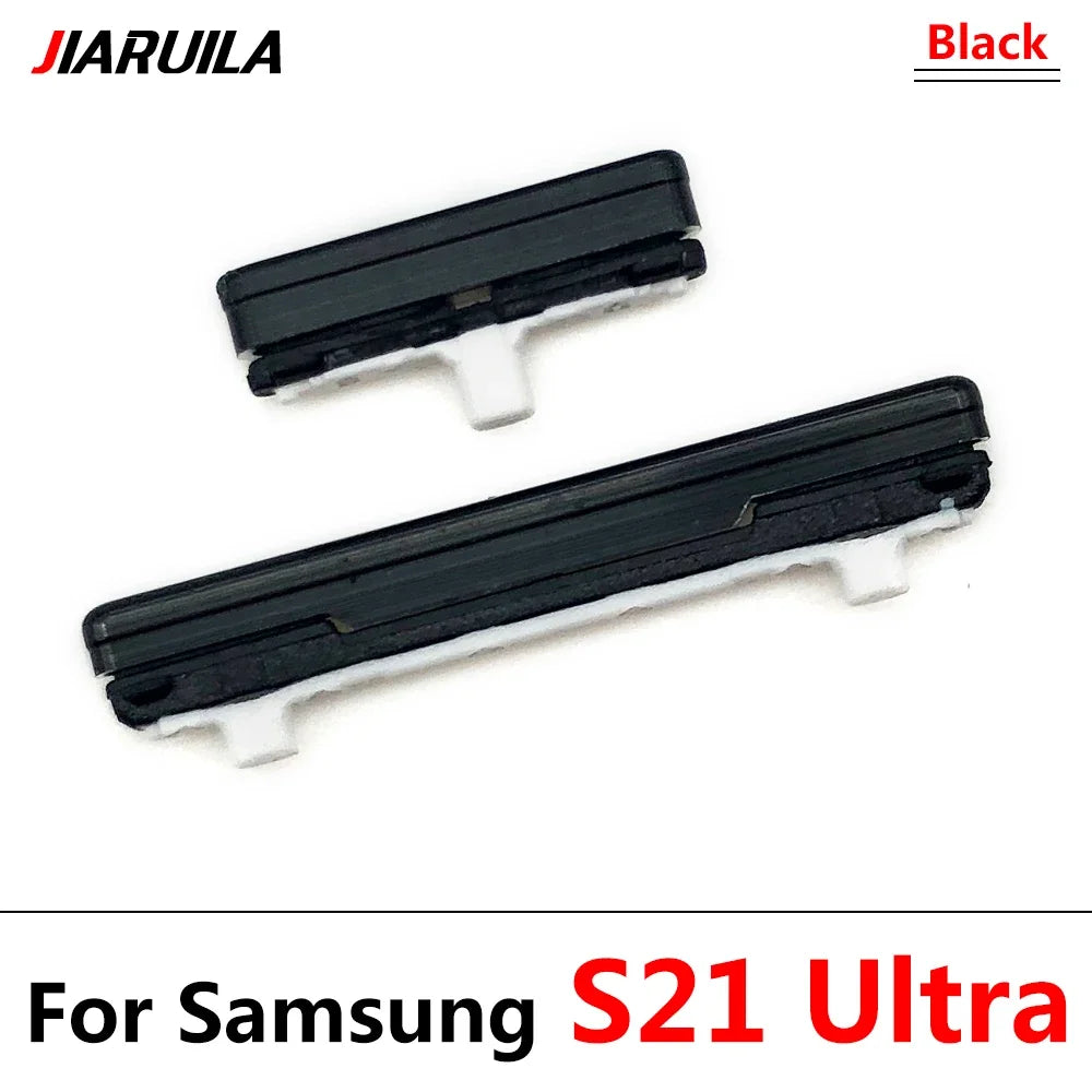New Side Volume Button Power ON / OFF Buttton Key Set For Samsung S21 Plus Ultra Fe Replacement Parts Samsung phone repair parts