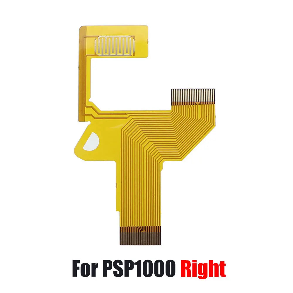 Replacement  L R Left Right Conductive Film Flex Cable Volume Button PCB Keypad Ribbon Cable For PSP 1000 2000 PSP3000 095 Game console repair parts