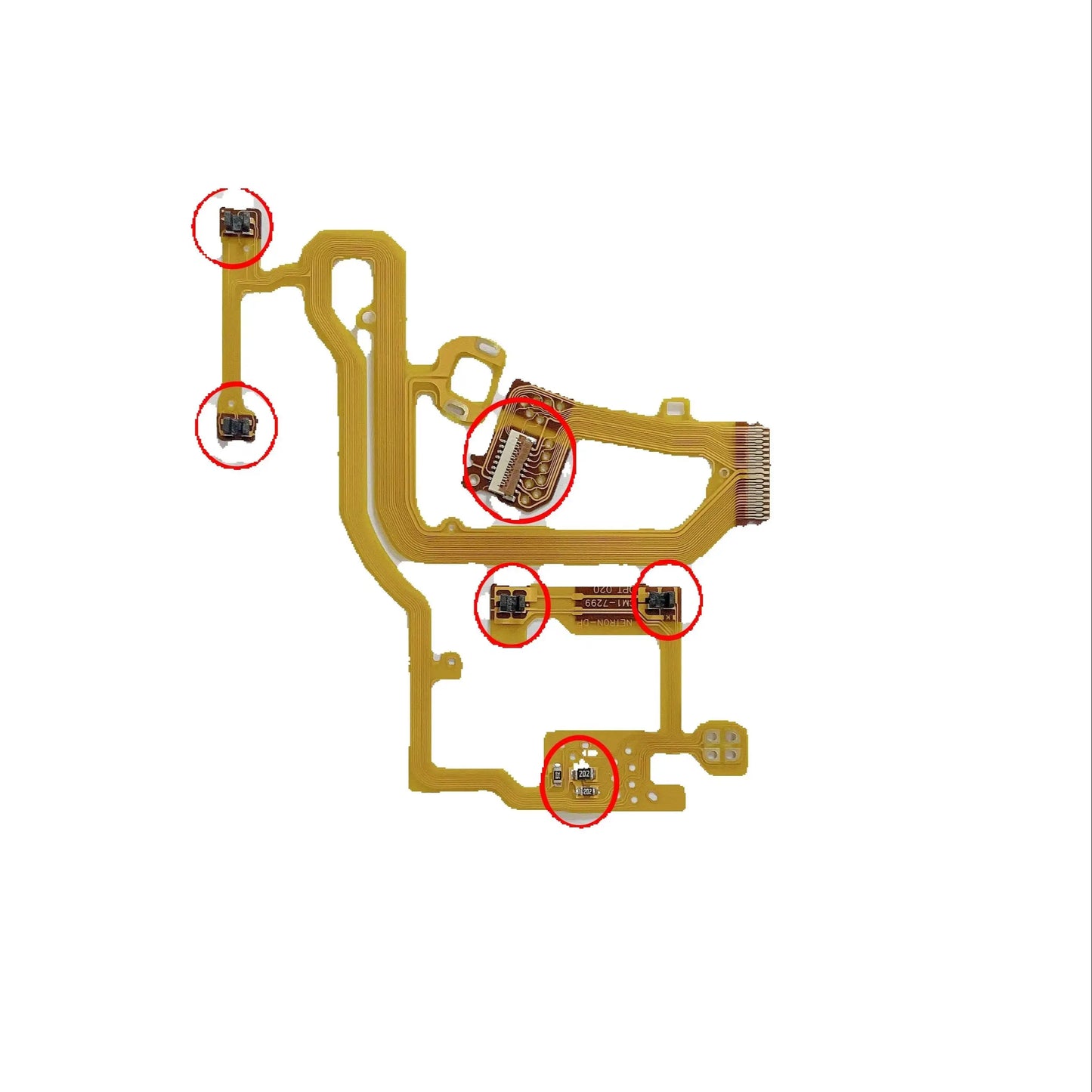 New IXUS230 Lens Back Flex Cable with Sensor for Canon IXUS230 Camera Repair Parts Digital Camera repair parts