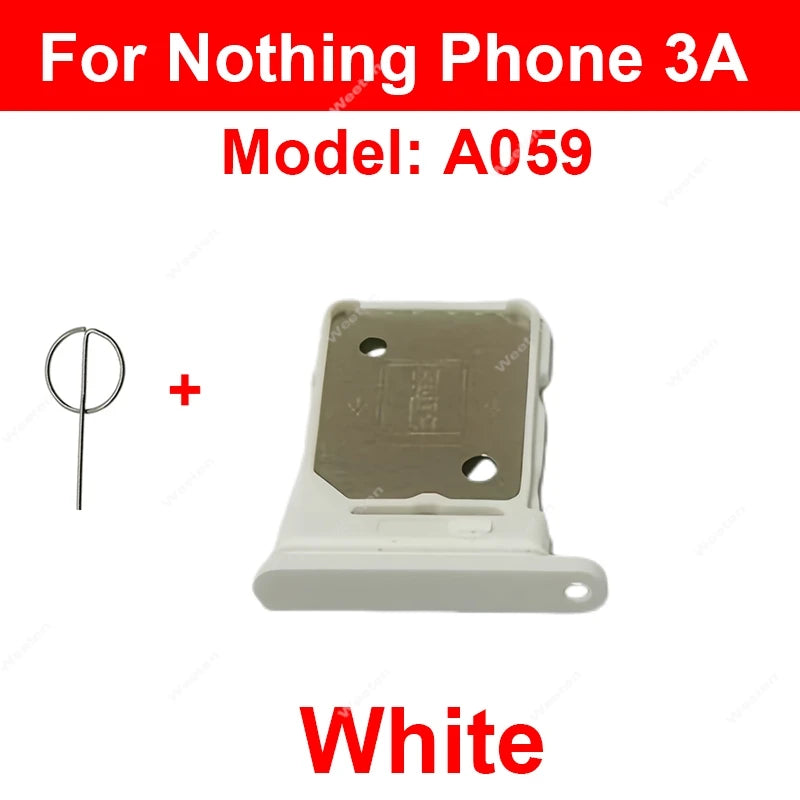 Sim Card Tray Socket Adapter For Nothing Phone 1 2 2A 3A CMF Phone 1 Sim Card Reader Slot Connector Holder Repair Parts  Other Brand phone repair parts
